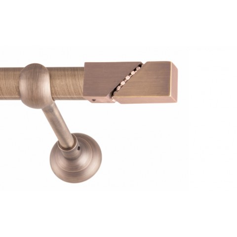 ΚΟΥΡΤΙΝΟΞΥΛΟ  POLIS  STRASS STRASS FRANS  Φ25 ANTIK