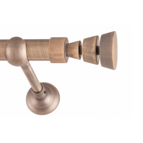 ΚΟΥΡΤΙΝΟΞΥΛΟ APELIA FRANS  Φ25 ANTIK