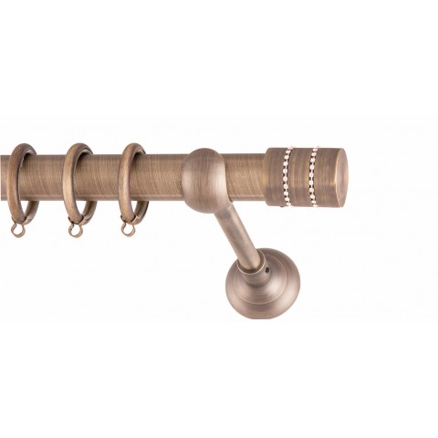 ΚΟΥΡΤΙΝΟΞΥΛΟ  BAR  STRASS FRANS  Φ25 ANTIK