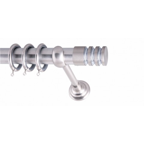 ΚΟΥΡΤΙΝΟΞΥΛΟ BETTA STRASS FRANS  Φ35 ΝΙΚΕΛ ΜΑΤ ΜΕ ΝΙΚΕΛ ΜΑΤ ΕΞΑΡΤΗΜΑΤΑ