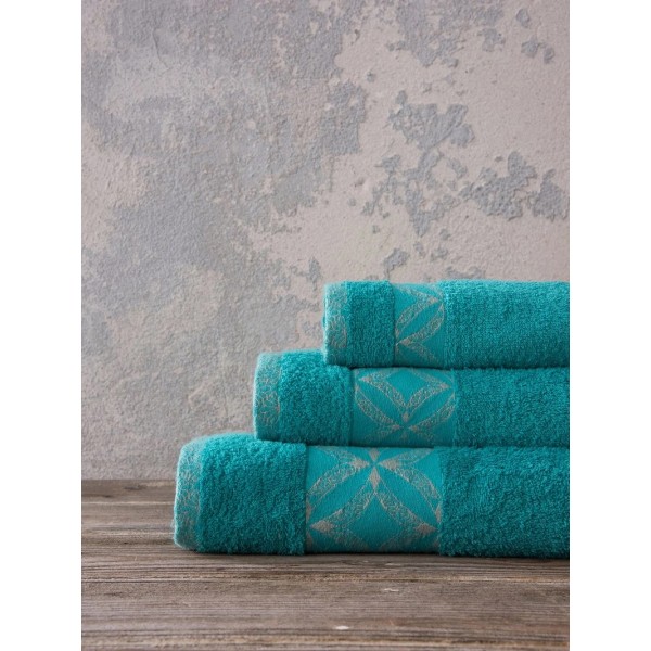 Πετσέτα 30x50 - Leona Emerald5206482036499