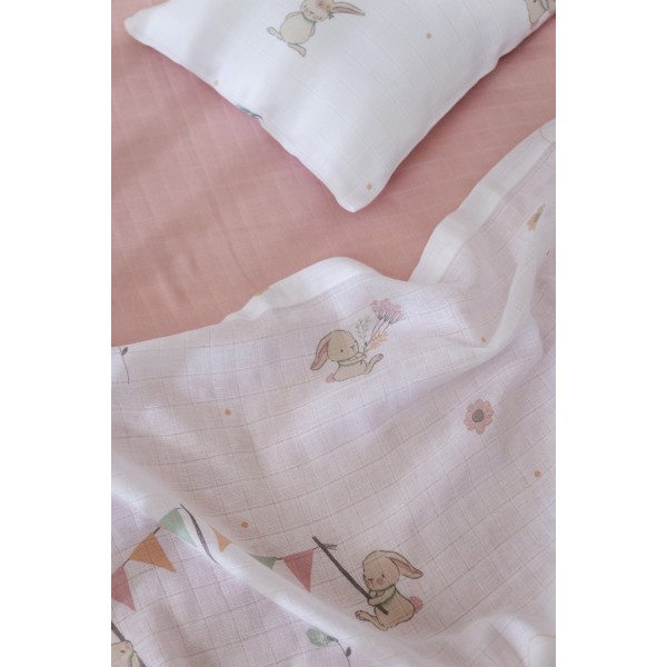 Σετ Σεντόνια Κούνιας - Bunny Love5206482039209