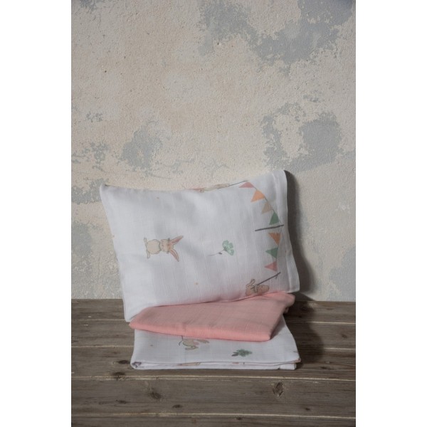 Σετ Σεντόνια Κούνιας - Bunny Love5206482039209