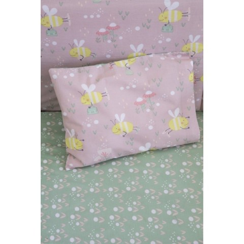 Σετ Σεντόνια Κούνιας με Λάστιχο - Bumblebee5206482044029