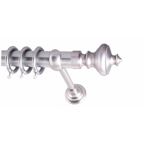 ΚΟΥΡΤΙΝΟΞΥΛΟ VIENNA FRANS Φ35 ΝΙΚΕΛ ΜΑΤ ΜΕ ΝΙΚΕΛ ΜΑΤ ΕΞΑΡΤΗΜΑΤΑ