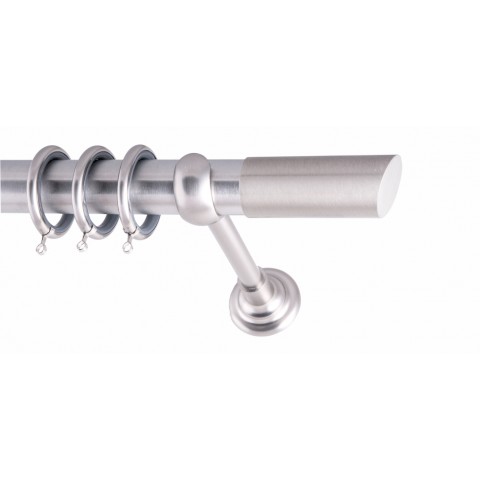 ΚΟΥΡΤΙΝΟΞΥΛΟ STILLO  FRANS Φ35 ΝΙΚΕΛ ΜΑΤ ΜΕ ΝΙΚΕΛ ΜΑΤ ΕΞΑΡΤΗΜΑΤΑ