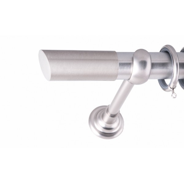 ΚΟΥΡΤΙΝΟΞΥΛΟ STILLO  FRANS Φ35 ΝΙΚΕΛ ΜΑΤ ΜΕ ΝΙΚΕΛ ΜΑΤ ΕΞΑΡΤΗΜΑΤΑ