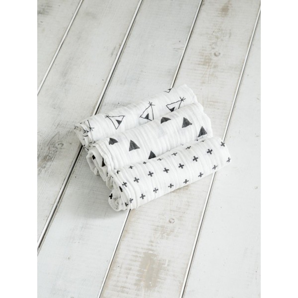 Σετ Υφασμάτινες Πάνες Αγκαλιάς (3 x 120x120) - Toots5206400339381