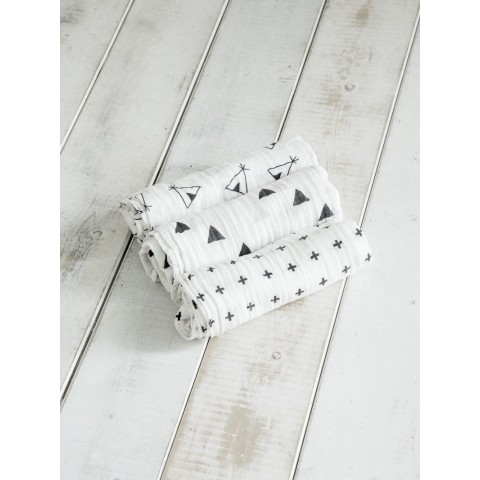 Σετ Υφασμάτινες Πάνες Αγκαλιάς (3 x 120x120) - Toots5206400339381