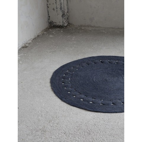 Στρογγυλό Χαλί R150 - Makrame Dark Gray5206400324950