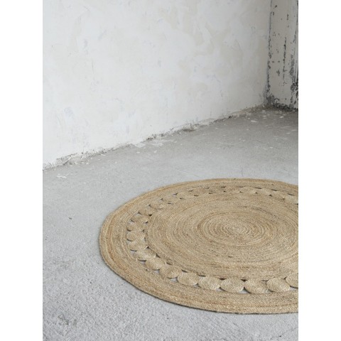 Στρογγυλό Χαλί R150 - Makrame Natural5206400318119