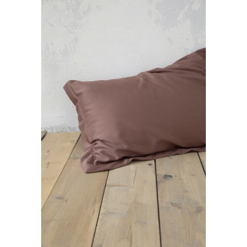 Σεντόνι Μονό με Λάστιχο Superior Satin - Coffee Brown5206400154021