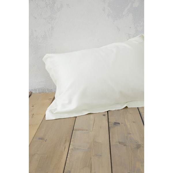 Σεντόνι Μονό με Λάστιχο Superior Satin - Ivory5206400153932