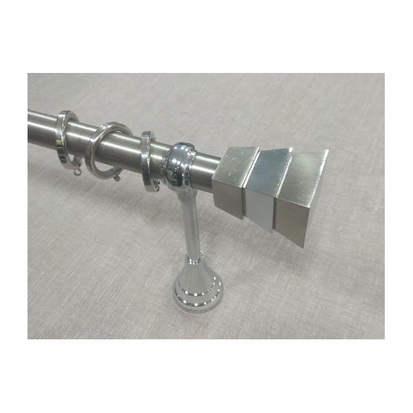 ΚΟΥΡΤΙΝΟΞΥΛΟ PYRAMIS NIKEL MAT ΧΡΩΜΙΟ   Φ25 ΝΙΚΕΛ ΜΑΤ ΜΕ ΧΡΩΜΙΟ  ΕΞΑΡΤΗΜΑΤΑ