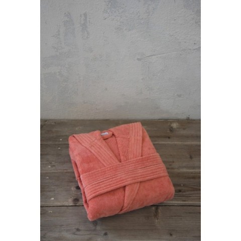 Μπουρνούζι με κουκούλα Zen - Coral5206482037687