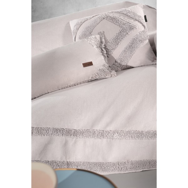 Βαμβακερό Ριχτάρι 1θέσιου Hidi 180x180cm Pudra Guy Laroche