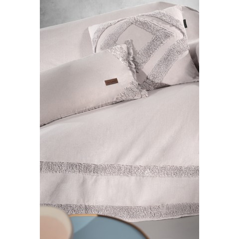 Βαμβακερό Ριχτάρι 1θέσιου Hidi 180x180cm Pudra Guy Laroche