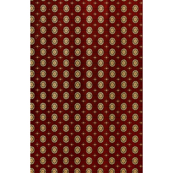 ΥΦΑΝΤΟ ΧΑΛΙ ΜΗΧΑΝΗΣ ΜΕ ΤΟ ΜΕΤΡΟ ROYALE RED BUCHARA  NS Carpet