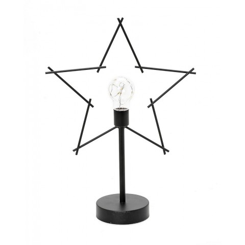 ΜΕΤΑΛ. ΑΣΤΕΡΙ ΜΕ LED ΜΑΥΡΟ 24Χ10Χ36ΕΚ5205918222680