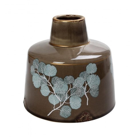 ΒΑΖΟ ΚΕΡΑΜ. ''ΦΥΛΛΑ'' ΛΑΔΙ 20,5X20.5X21ΕΚ CER2262 ESPIEL5205918276256