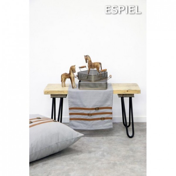 RUNNER ΓΚΡΙ ΜΕ ΛΟΥΡΑΚΙΑ ΔΕΡΜΑΤΙΝΗΣ 40χ180ΕΚ5205918168230