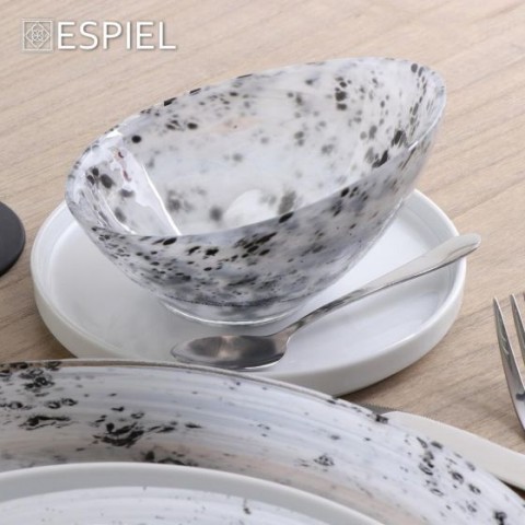 ATLAS ΜΠΩΛ "ALABASTER" ΛΕΥΚΟ-ΓΚΡΙ 20,5Χ10,5ΕΚ5205918290894