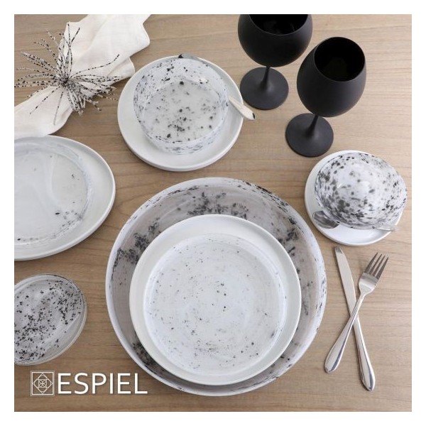 ATLAS ΜΠΩΛ "ALABASTER" ΛΕΥΚΟ-ΓΚΡΙ 20,5Χ10,5ΕΚ5205918290894