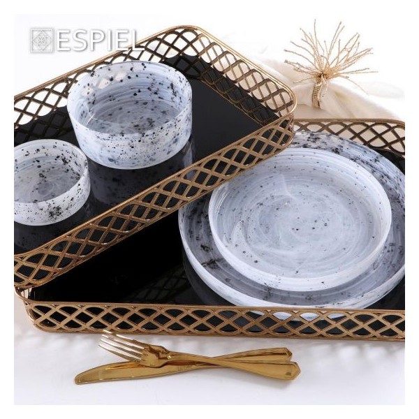 ATLAS ΜΠΩΛ "ALABASTER" ΛΕΥΚΟ-ΓΚΡΙ 14,5Χ8,5ΕΚ5205918290924