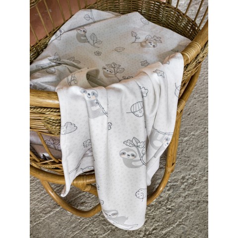 Nima Κουβέρτα Κούνιας Sloppy 4 εποχών  Βελουτέ 110x140cm