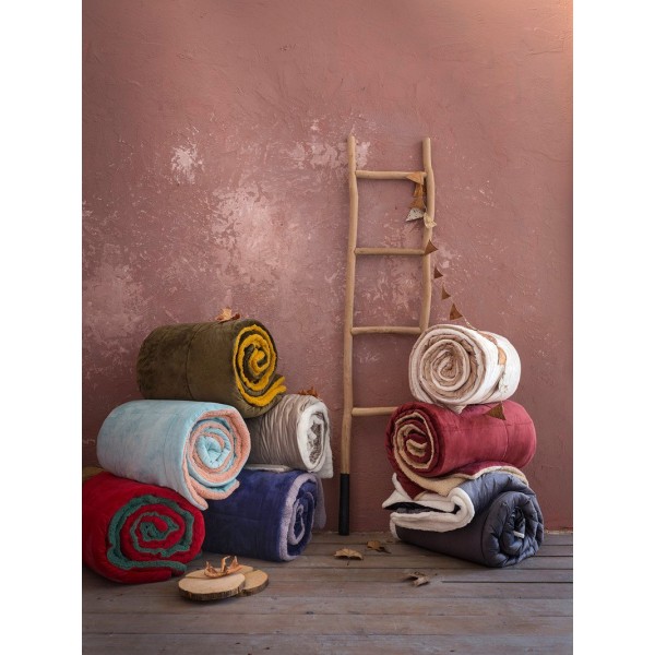 Πάπλωμα Μονό 160x220 Nuan Brown / Mustard Beige Nima