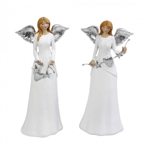 Χριστουγεννιάτικο Αγγελάκι Λευκό 29cm MT2636K2 ESPIEL5205918299668