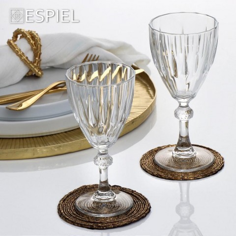 Δαχτυλίδι Πετσέτας Μεταλλικό σε χρυσό  Χρώμα 6τμχ YRA108K6 espiel5205918265359