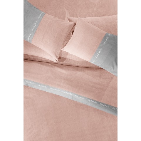 Σεντόνια μονό   (Σετ 3 τεμ. ) 160X265 Guy Laroche Etoile Dusty Pink