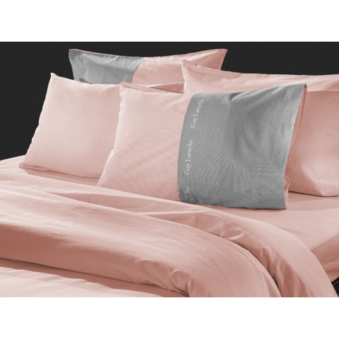 Σεντόνια μονό   (Σετ 3 τεμ. ) 160X265 Guy Laroche Etoile Dusty Pink