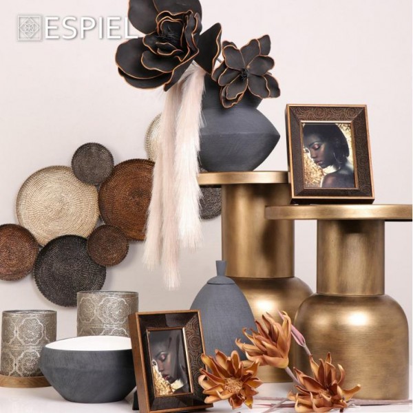 ΤΡΑΠΕΖΑΚΙ ΜΕΤΑΛ. ΣΤΡΟΓΓ. ΜΠΡΟΝΖΕ 40ΕΚ AFT2075205918288884