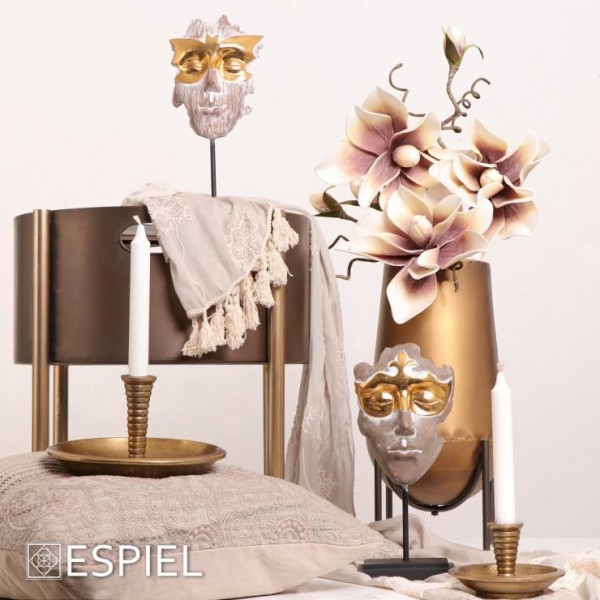 ΤΡΑΠΕΖΑΚΙ ΜΕΤΑΛΛΙΚΟ. ΣΤΡΟΓΓΥΛΟ. ΜΠΡΟΝΖΕ AFT209 40ΕΚ - ESPIEL5205918288907