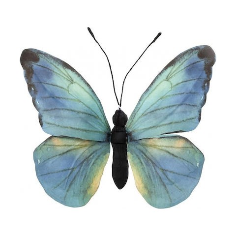 Διακοσμητική Πεταλούδα Τοίχου από Χαρτί Πράσινη 47x5x50cm - ESPIEL