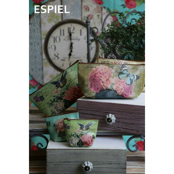 Γυναικείο Νεσεσέρ Λουλούδι Πεταλούδα σε Μπεζ χρώμα - ESPIEL