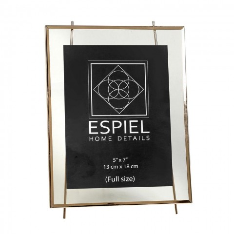 ΚΟΡΝΙΖΑ ΜΕΤΑΛΛΙΚΗ. ΧΡΥΣΗ 20X25 - ESPIEL