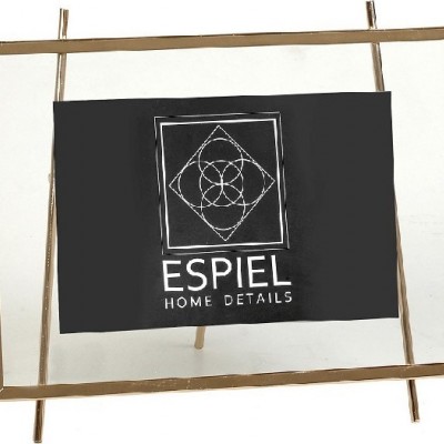 Μεταλλική Κορνίζα χρυσή σφυρήλατη Για Φωτογραφία 20x25 Εκ. KOR7087