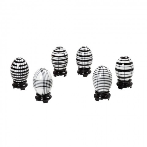 ΑΥΓΟ ΠΟΡΣΕΛΑΝΙΝΟ ΑΣΠΡΟΜΑΥΡΟ 7EK - ESPIEL