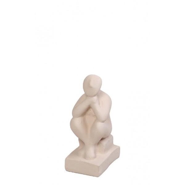 Διακοσμητική Φιγούρα από Γύψο Μπεζ 9cm - ESPIEL