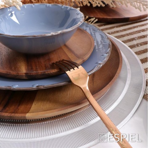 ΣΟΥΠΛΑ ΣΤΡΟΓΓΥΛΟ ΧΡΥΣΟ PVC 38εκ - ESPIEL PUL409K65205918299309