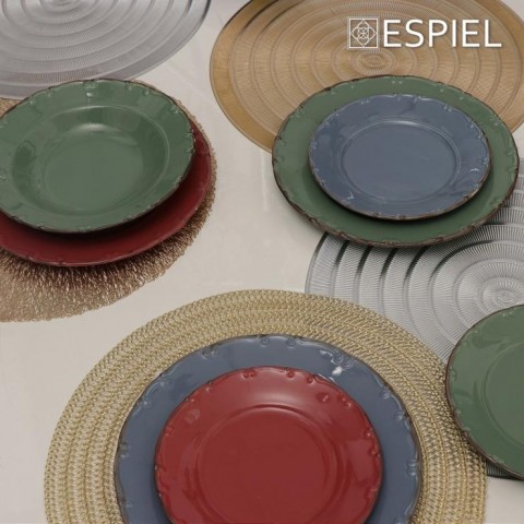 ΣΟΥΠΛΑ ΣΤΡΟΓΓΥΛΟ ΧΡΥΣΟ PVC 38εκ - ESPIEL PUL409K65205918299309