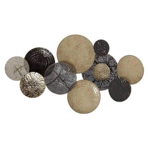 ΔΙΑΚΟΣΜΗΤΙΚΟ ΤΟΙΧΟΥ ΜΕΤΑΛΛΙΚΟ ΜΠΡΟΝΖΕ-ΧΡΥΣΟ 50,2x89,5x7εκ - ESPIEL