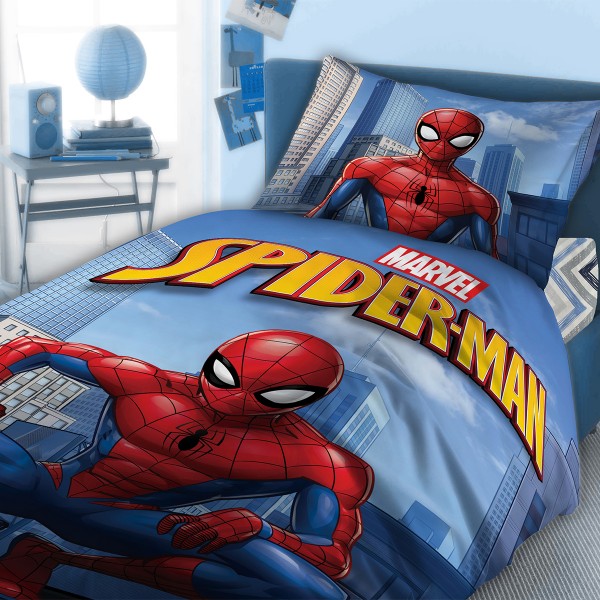 Παπλωματοθήκη Μονή (Σετ) Dimcol Spiderman 810 160x240εκ
