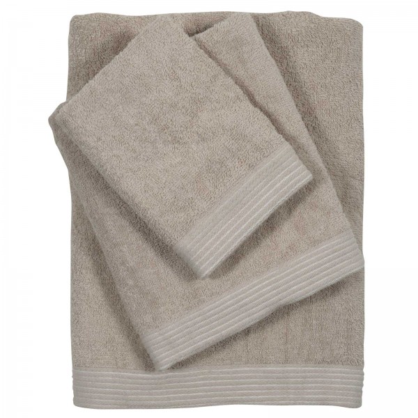 Πετσέτες Μπάνιου (Σετ 3τμχ) Das Home Best Line 0589 Μπεζ