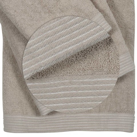 Πετσέτες Μπάνιου (Σετ 3τμχ) Das Home Best Line 0589 Μπεζ