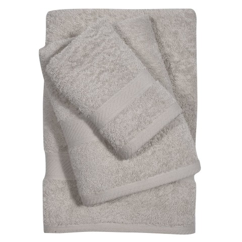 Πετσέτες Μπάνιου (Σετ 3τμχ) Das Home Best Line 0596 Γκρι