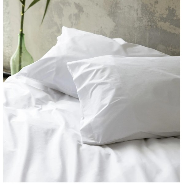 Μαξιλαροθήκη Hotel Λευκή 160 T.C. 50Χ70cm PERCALE 50%cot 50%pol